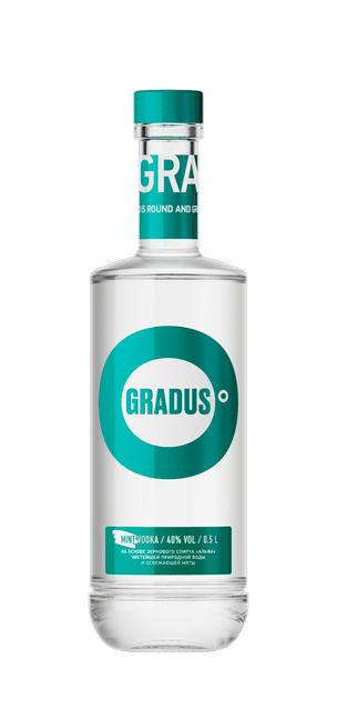 Водка особая GRADUS MINT (ГРАДУС МИНТ) - 0.5 L : Водка особая GRADUS MINT (ГРАДУС МИНТ)